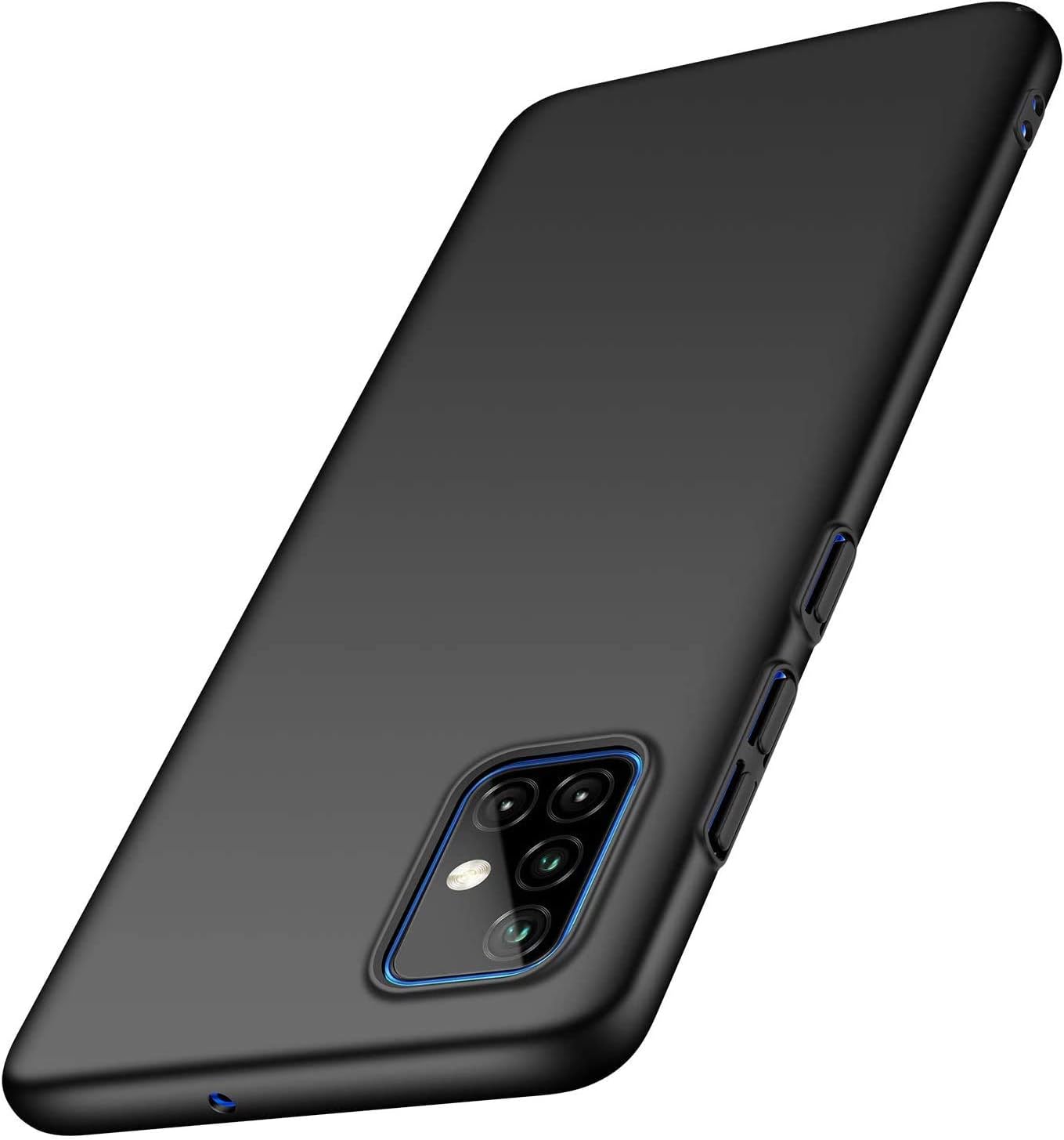 Zhuoopinn Funda protectora delgada para Samsung Galaxy A51 5G, protección contra arañazos, deslizamiento, caída, huellas dactilares, mate, para