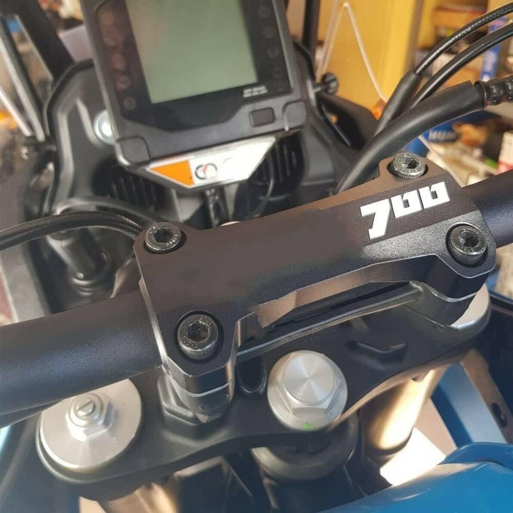Abrazadera de manillar elevadores de barra de manillar para Yamaha para Tenere 700 TENERE700 para XTZ XT700Z T700 para T7 2019 Accesorios CNC