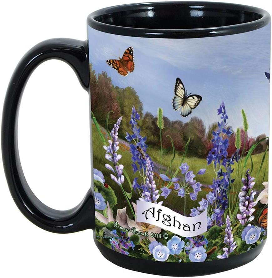 Afghan Hound – Taza de café de 15 onzas con efectivo K-Nine (000)