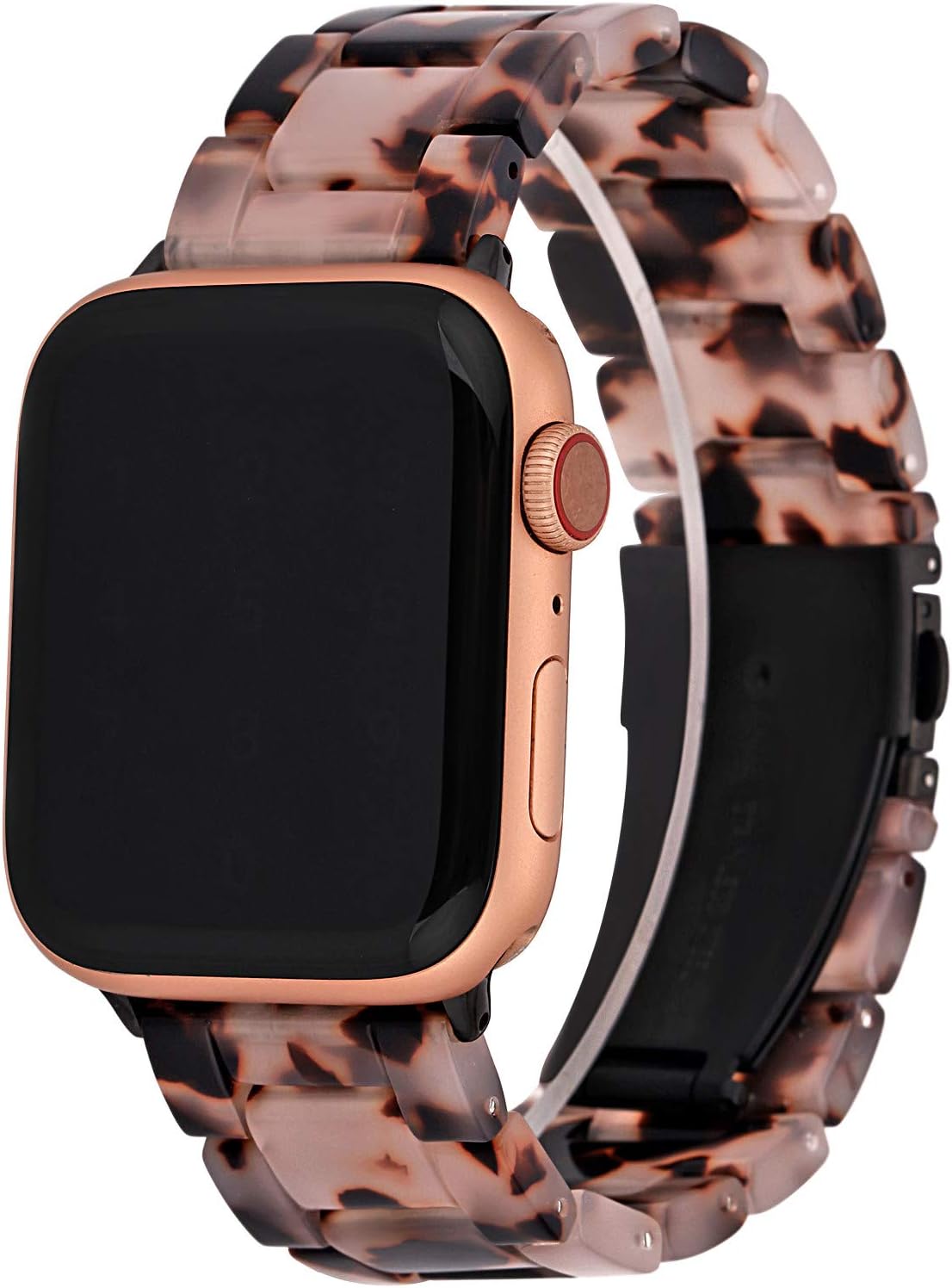 Correa de resina compatible con Apple Watch de 1.49 pulgadas, 1.57 pulgadas, 1.61 pulgadas, 1.65 pulgadas, 1.65 pulgadas, Ultra 1.929in, correa