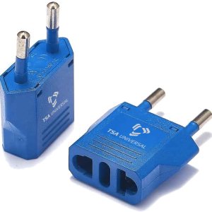 Adaptador de corriente de viaje de Estados Unidos a República del Congo (Brazzaville) para conectar enchufes eléctricos de América del Norte a Adaptador de corriente de viaje de Estados Unidos a República del Congo (Brazzaville) para conectar enchufes eléctricos de América del Norte a