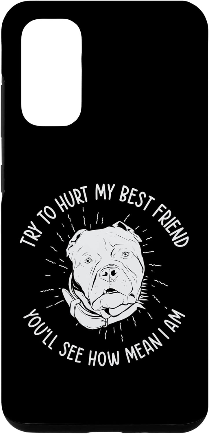 Funda para Galaxy S20 Mean Pet Pitbull Dog Owner American Bully Best Friend