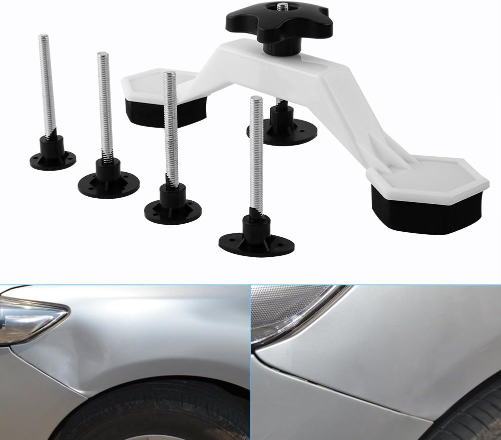 Fydun Extractor de puente, kit de herramientas de extracción de abolladuras sin pintura para automóvil, kit de herramientas de reparación de