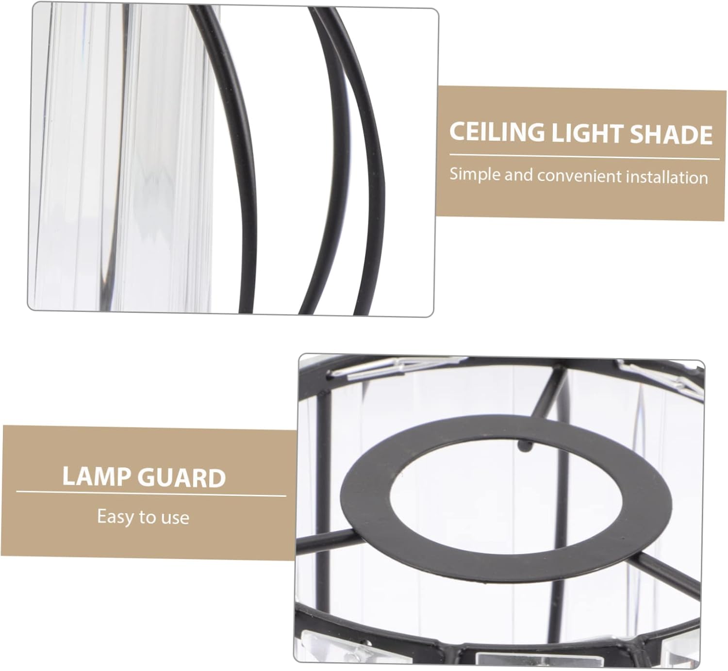 DOITOOL 2 unids pantalla de cristal lámpara colgante pantalla de pared pantalla de cristal lámpara colgante lámpara lámpara colgante lámpara