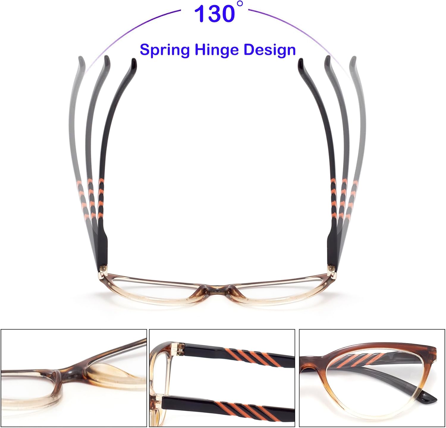 Muchos tipos de lentes de lectura para hombres y mujeres, lector de bisagra de resorte, bloqueo de luz azul o lente transparente para S___