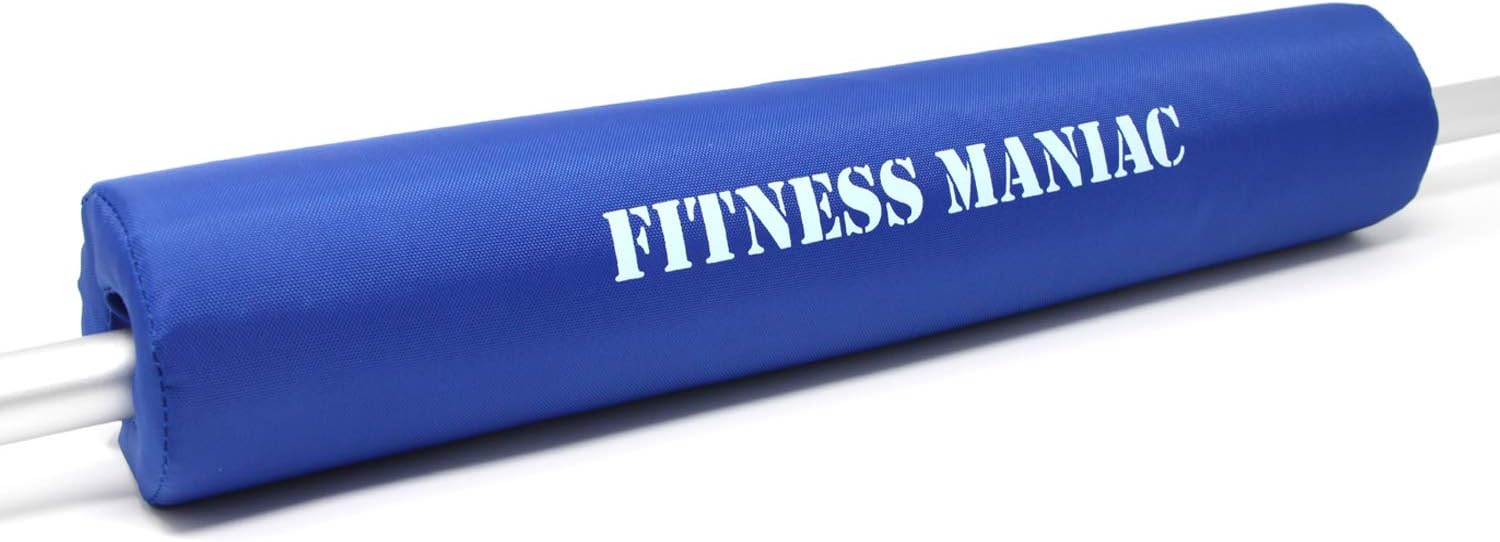 Fitness Maniac levantamiento de peso Barbell almohadillas para orejas cuclillas Bar Cubierta de espuma estándar y olímpicas Velcro correas de
