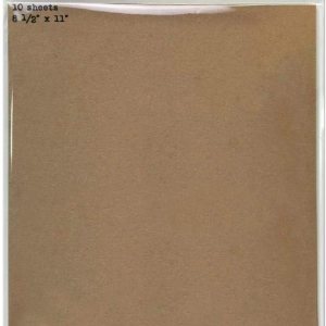 Ranger Tim Holtz Distress Kraft Heavystock 10Pkg-8.5″ X11″ Ranger Tim Holtz Distress Kraft Heavystock 10Pkg-8.5″ X11″