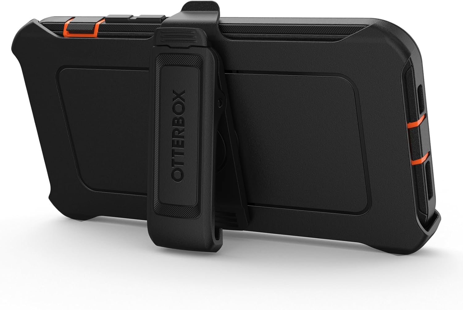 OtterBox Funda para iPhone 15 Plus y iPhone 14 Plus Defender Series – REALTREE EDGE (naranja intensonegroborde RT), resistente y duradera, con