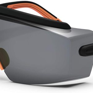 Anteojos de seguridad con antiempañante, Gafas de seguridad para anteojos, Anteojos de protección con lentes antiarañazos, marco y patillas Anteojos de seguridad con antiempañante, Gafas de seguridad para anteojos, Anteojos de protección con lentes antiarañazos, marco y patillas