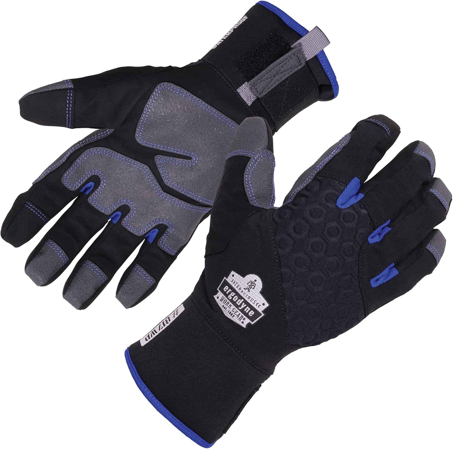 Ergodyne Proflex 817 WP guante térmico aislante de utilidad, impermeable, color negro