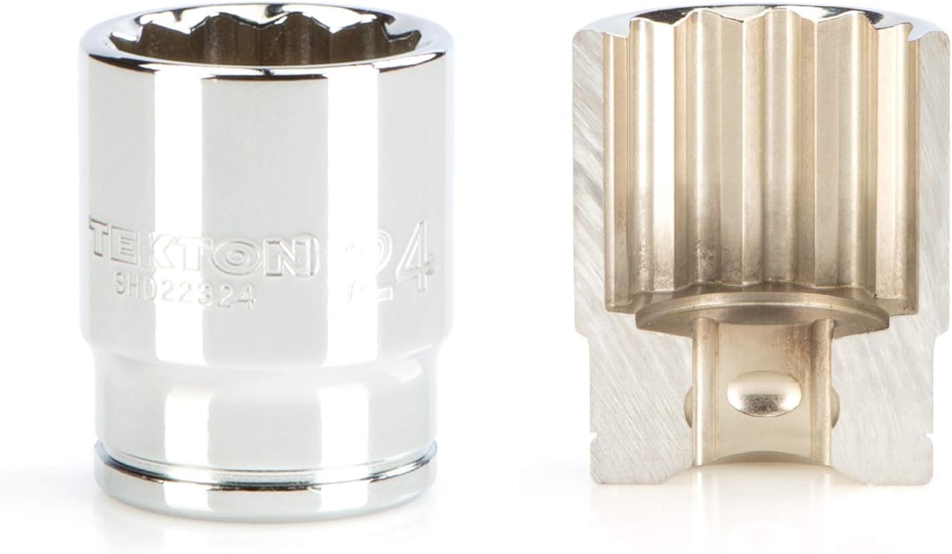 TEKTON Unidad de 12 pulgada x enchufe de 12 puntos de 0.945 in  SHD22324