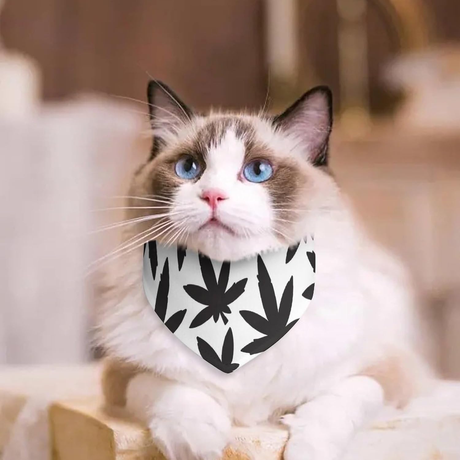 Bandana triangular para perros y cachorros, bufanda triangular con hebilla ajustable para perros pequeños y medianos, cachorros y gatos, bufanda