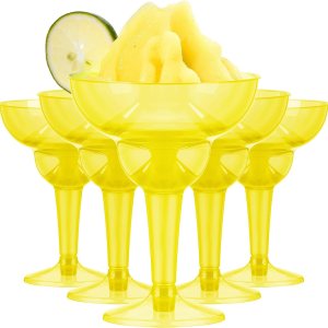 Tioncy 48 vasos desechables de plástico Margarita de 12 onzas para México, Cinco de Mayo, fiesta, Taco, decoraciones de martini, copas de cóctel a Tioncy 48 vasos desechables de plástico Margarita de 12 onzas para México, Cinco de Mayo, fiesta, Taco, decoraciones de martini, copas de cóctel a