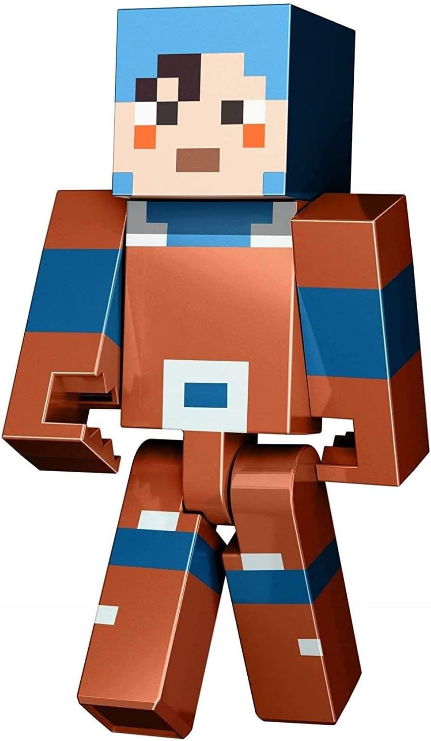 Mattel Minecraft – Figuras de acción a gran escala basadas en videojuegos de Minecraft y Minecraft Dungeons. Figuras de acción para jugar,