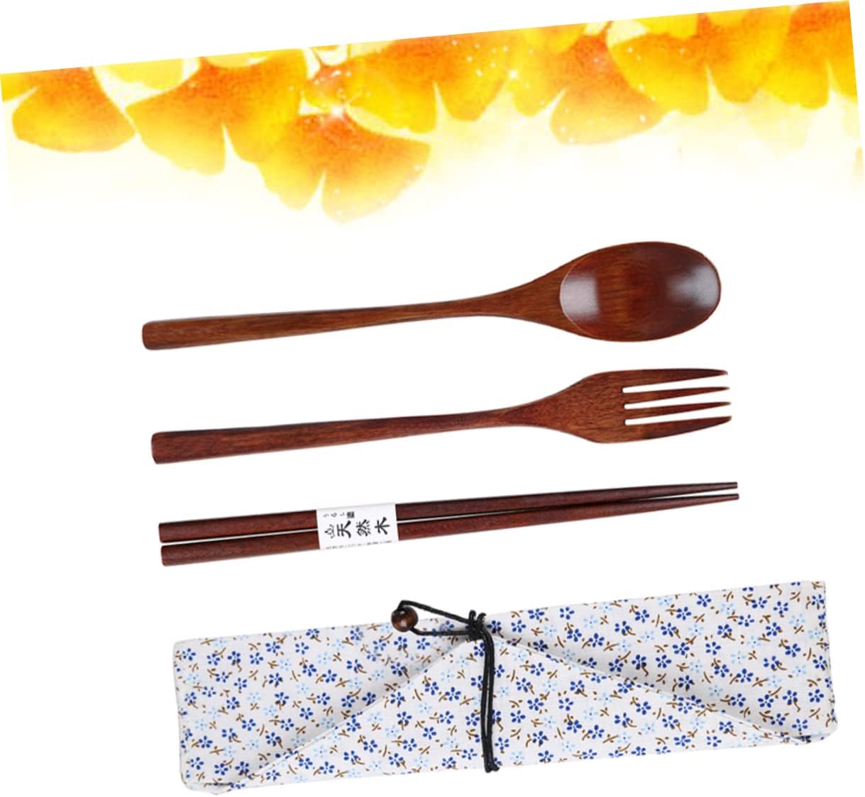 Juego de utensilios coreanos de tres piezas, vajilla de camping, utensilios para niños, kit de cubiertos de viaje, juego de cubiertos japoneses, kit