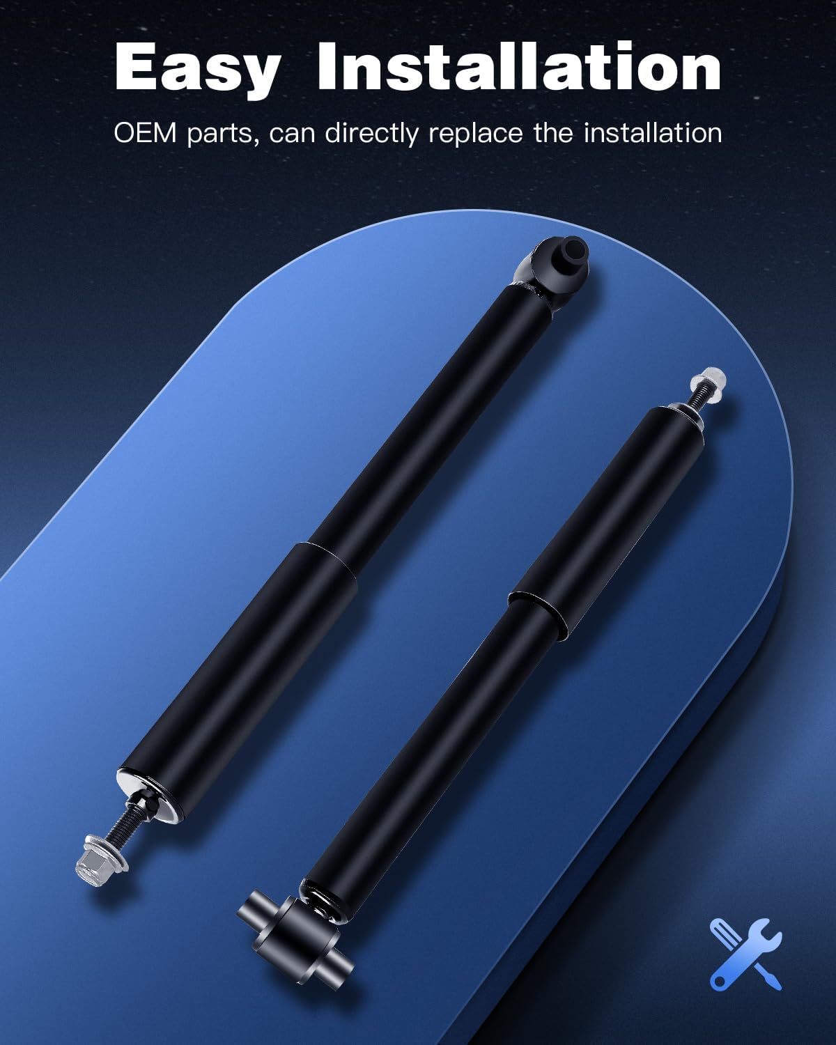 ECCPP amortiguadores amortiguadores para 2001-2009 para Volvo S60,1999-2006 para Volvo S80,2001-2007 para Volvo V70 Struts para 551918