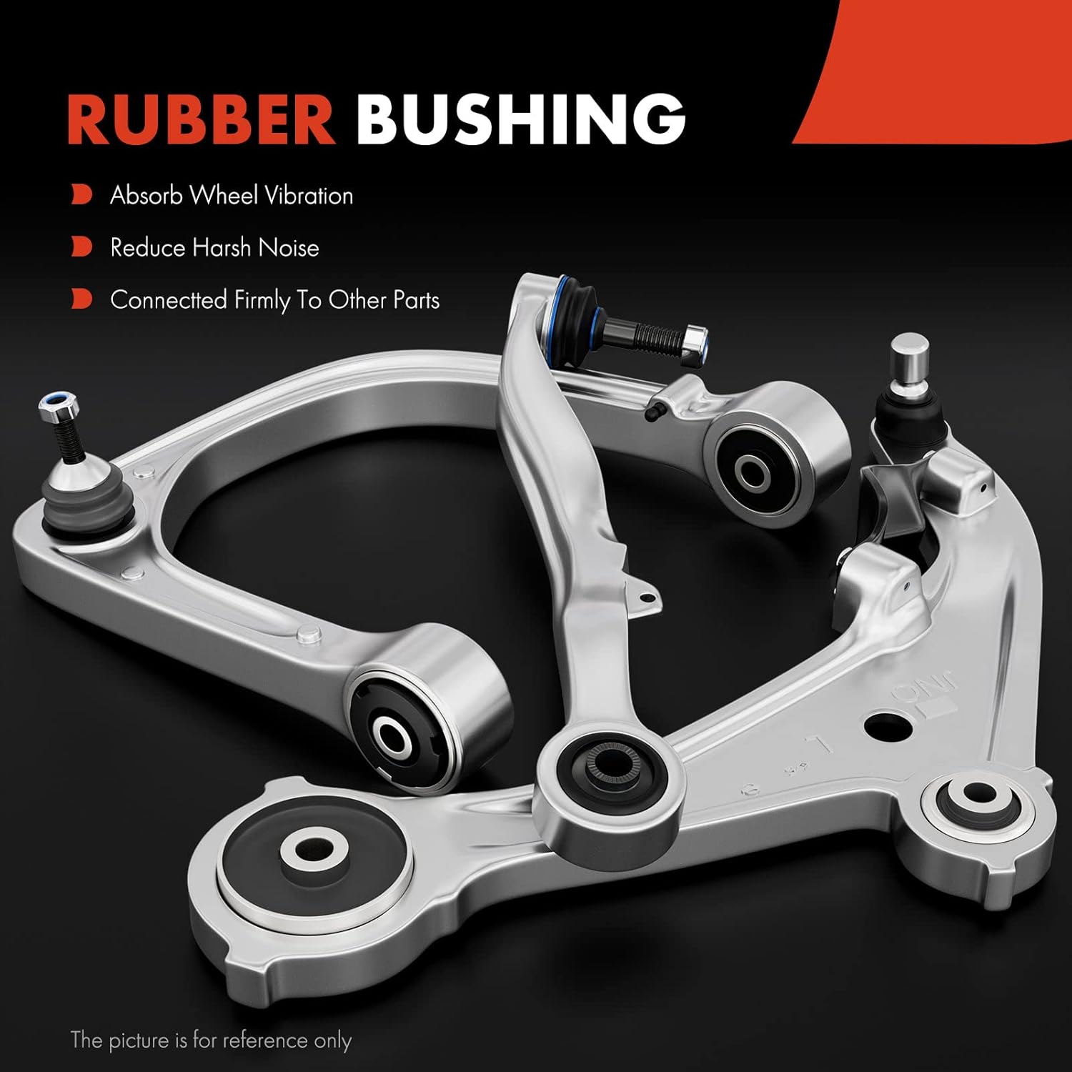 A-Premium Brazo de control superior delantero derecho con rótula y buje compatible con Lexus GS F 2016-2020, GS200t 2016-2017, GS300 2018-2019,