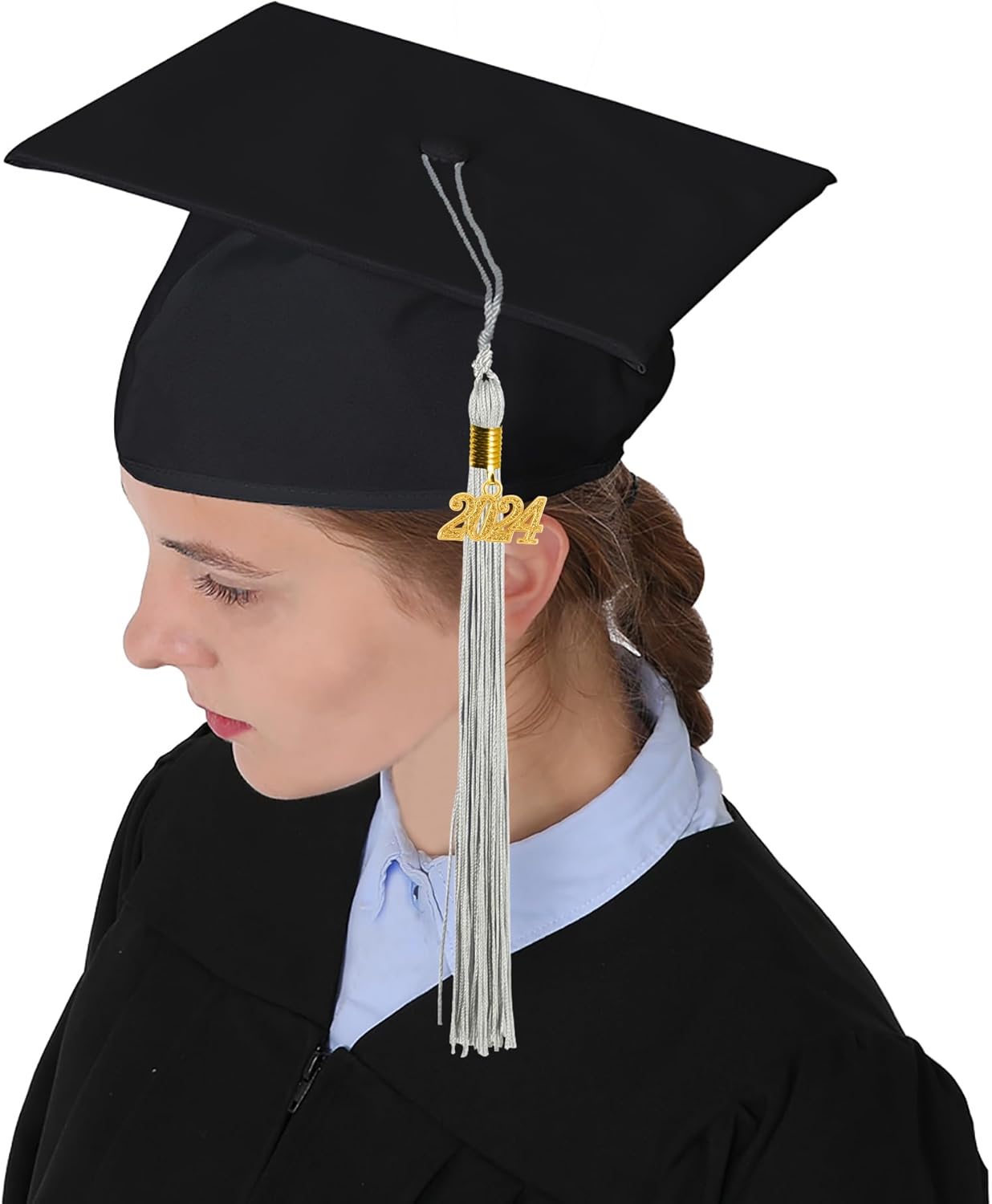 GraduationMall – Borla para gorra de graduación de uno o varios colores con abalorio de año 2020, 9 pulgadas