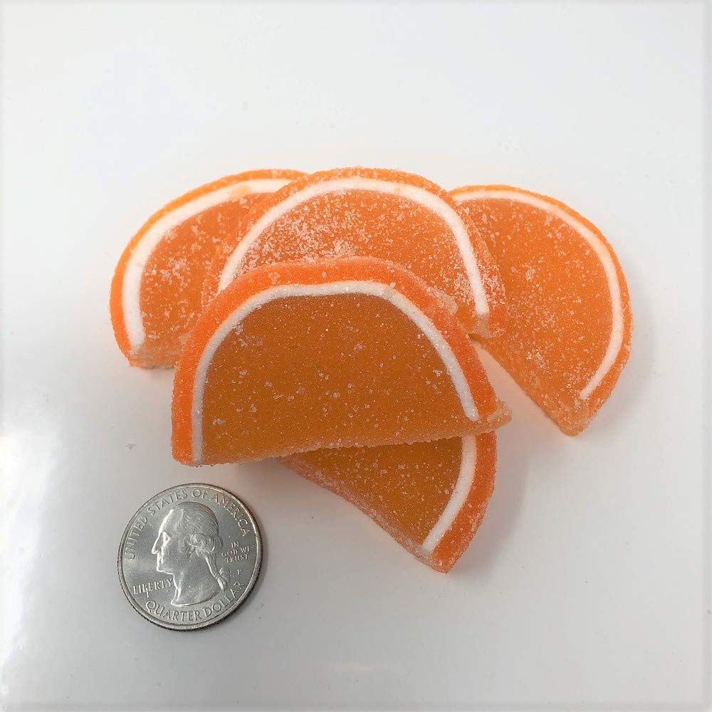 Cavalier Caramelos Rebanadas de Frutas Caramelos de gelatina sabor naranja 1 libra