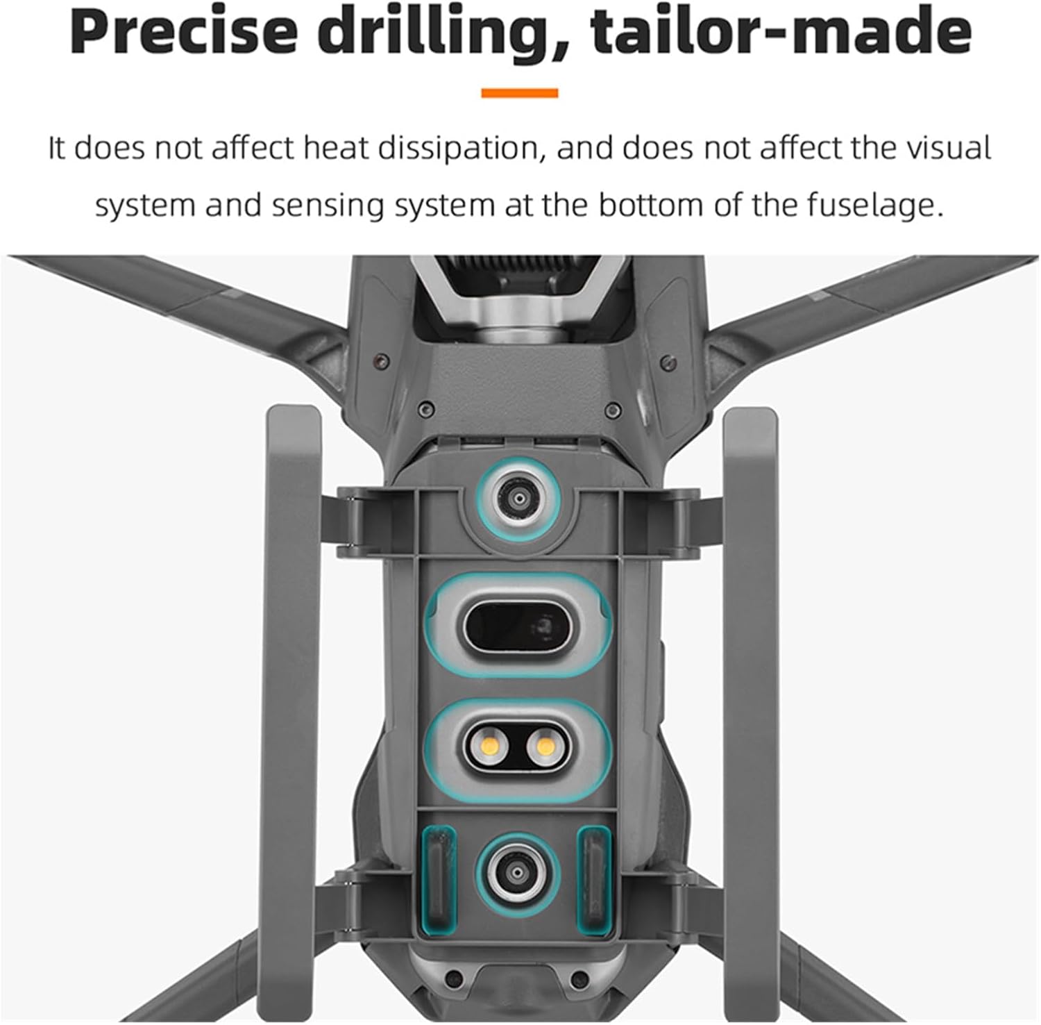 Drone Accessories Landing Gear for DJI Mavic 2 ZoomPro Folding Height Extender Leg Foldable Quick Release Foot