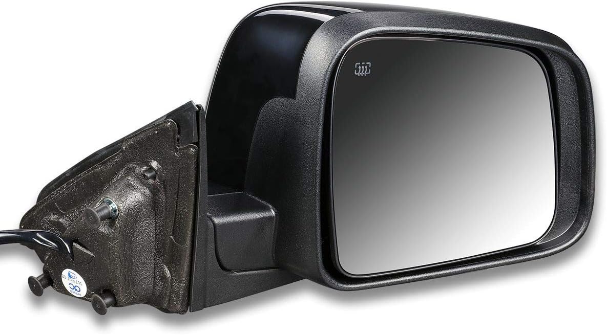 DNA Motoring OEM-MR-CH1321330 Estilo de fábrica Powered+Heated Espejo de puerta lateral derecha, negro