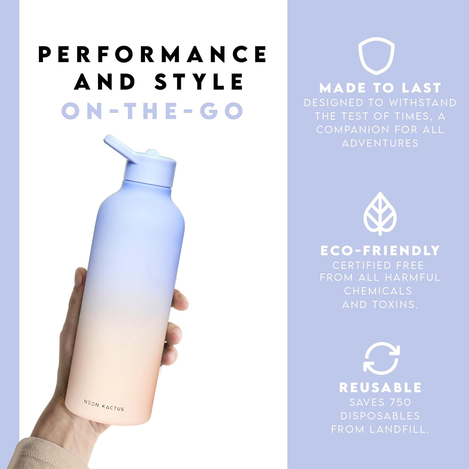 Tritan Bottle  Botella de agua grande con pajilla, 44.0 fl oz  Botellas para beber para adultos  Gimnasio Botella de agua deportiva  Sin BPA, a