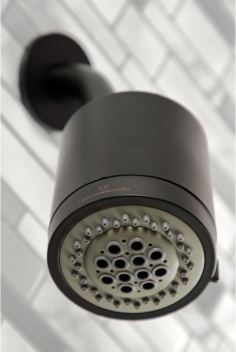 Kingston Brass KBX8130DX Concord – Grifo para bañera y ducha, color negro mate, 7.13 x 10.56 x 5.13 pulgadas