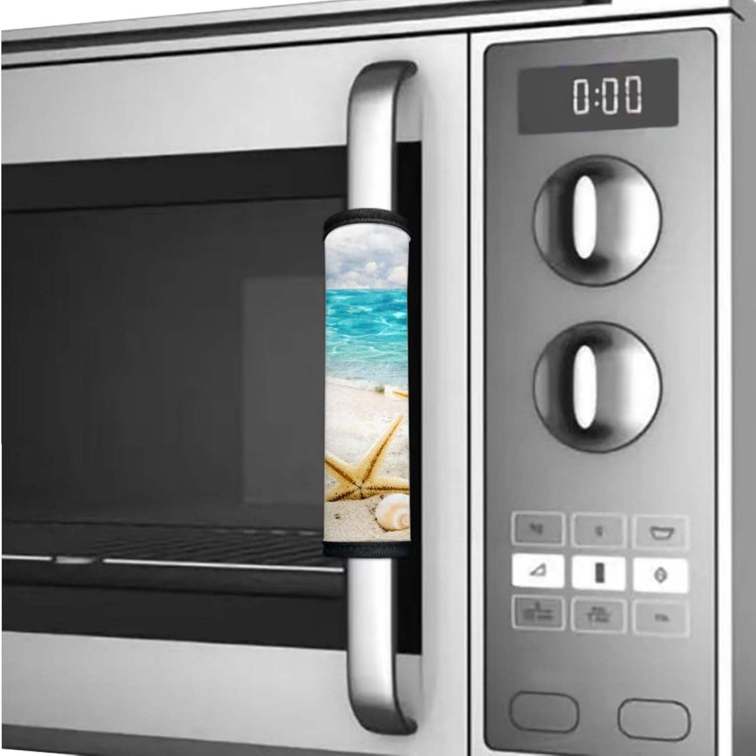 Maiyoinou 8 fundas antideslizantes para manijas de puerta de refrigerador, lavavajillas, horno, para mantener alejadas las huellas dactilares,