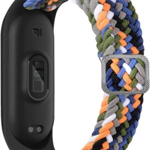 Correa de nailon trenzada multicolor para Mi Band 6, 5, 4, 3, pulsera deportiva Solo Loop Smart Fitness Correa de nailon trenzada multicolor para Mi Band 6, 5, 4, 3, pulsera deportiva Solo Loop Smart Fitness