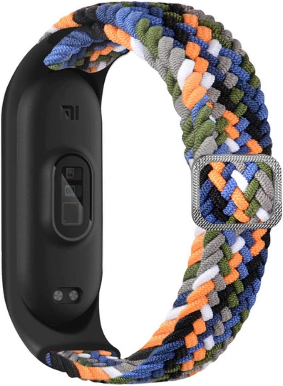 Correa de nailon trenzada multicolor para Mi Band 6, 5, 4, 3, pulsera deportiva Solo Loop Smart Fitness