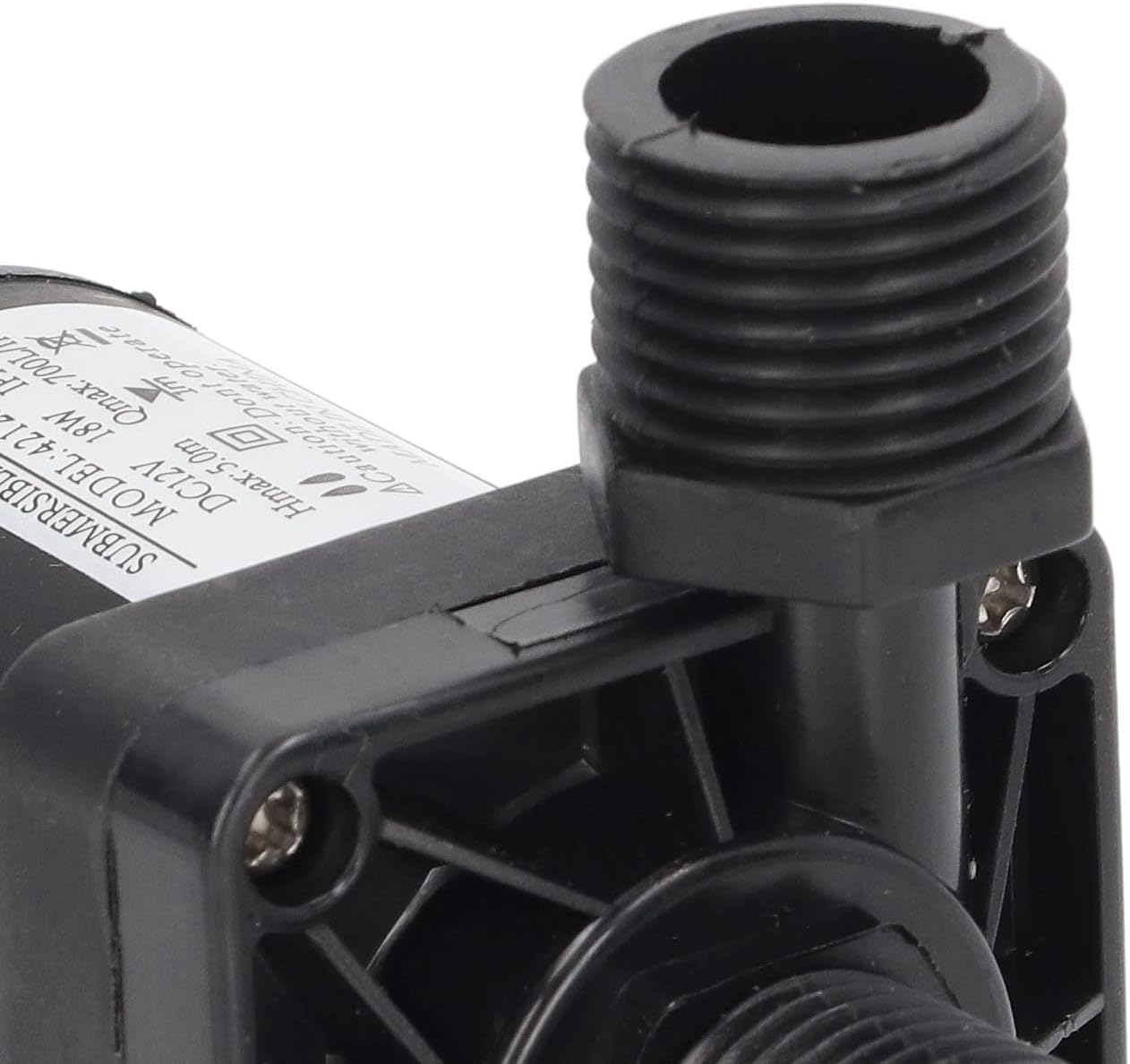 Mini bomba sumergible 18W fuente bomba de agua con 16.4 ft de elevación alta para acuario estanque de pecera