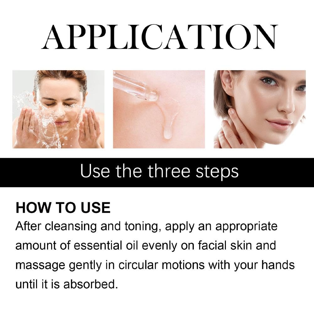 Black Seed Oil for Face, Rosehip Oil Face Serum,miracle Facial Moisturizer Organic Natural Face Oil Anti-Aging Serum Natural Skincare