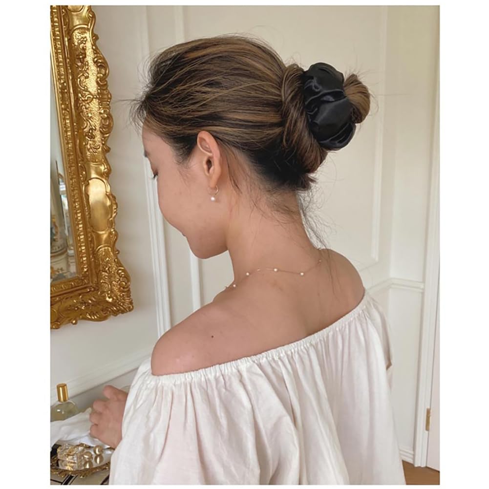 2 pinzas para el pelo de nido de pájaro, clip para moño, clip pequeño mágico para el cabello, clip de cola de caballo con coleteros elásticos para