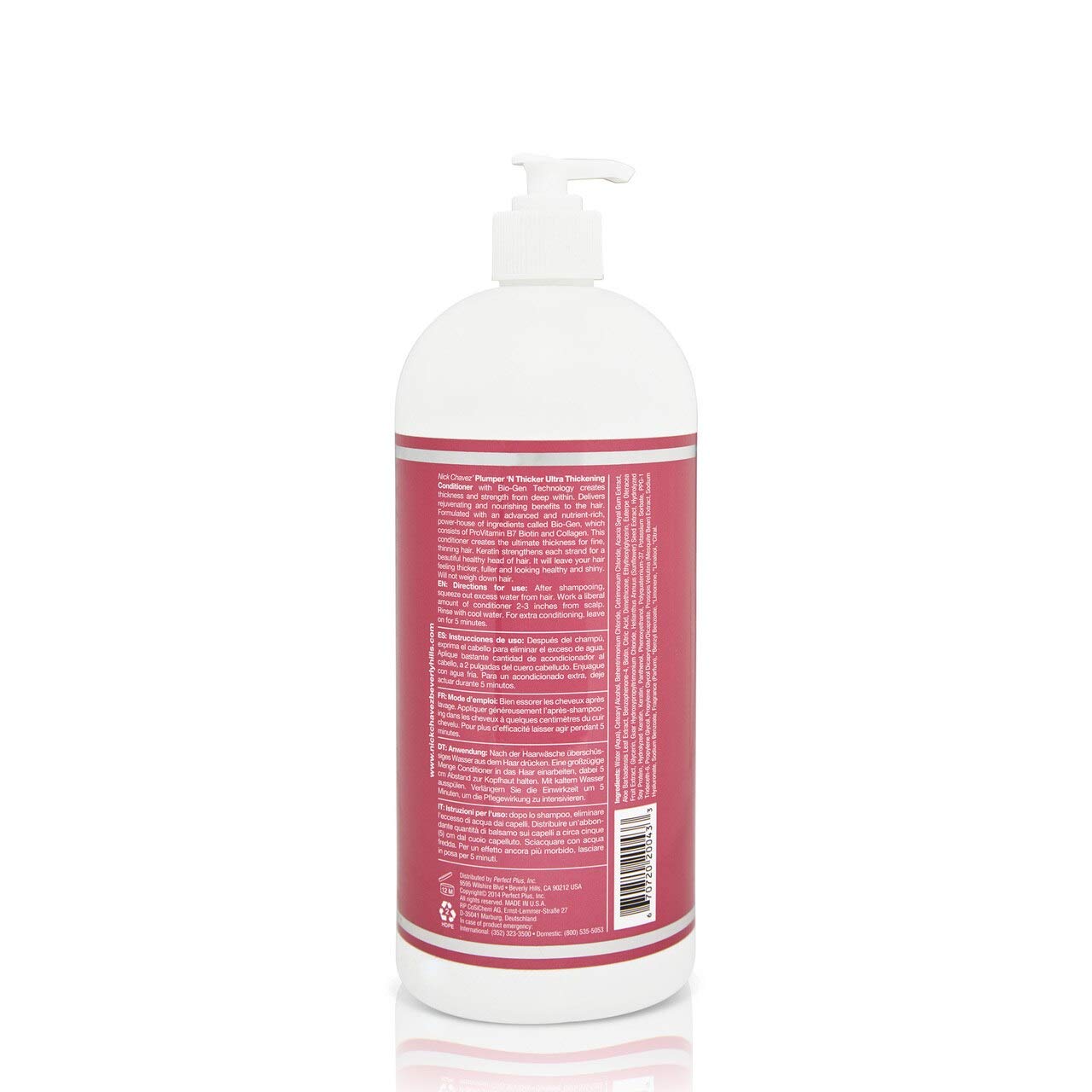 Nick Chavez Plumper N Thicker Acondicionador Ultra Espesante (32oz)