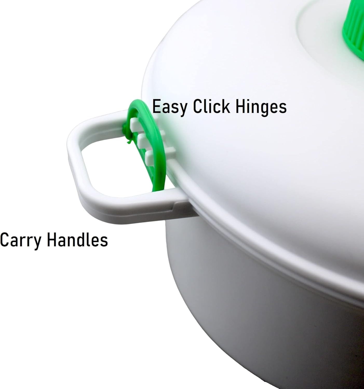 Eco Friendly Microwave Pressure Cooker Steamer Healthy Cooking Quick Fast Vegetables Meats Poultry Fish Rice Cooker No Oil Needed! BPA FREE
