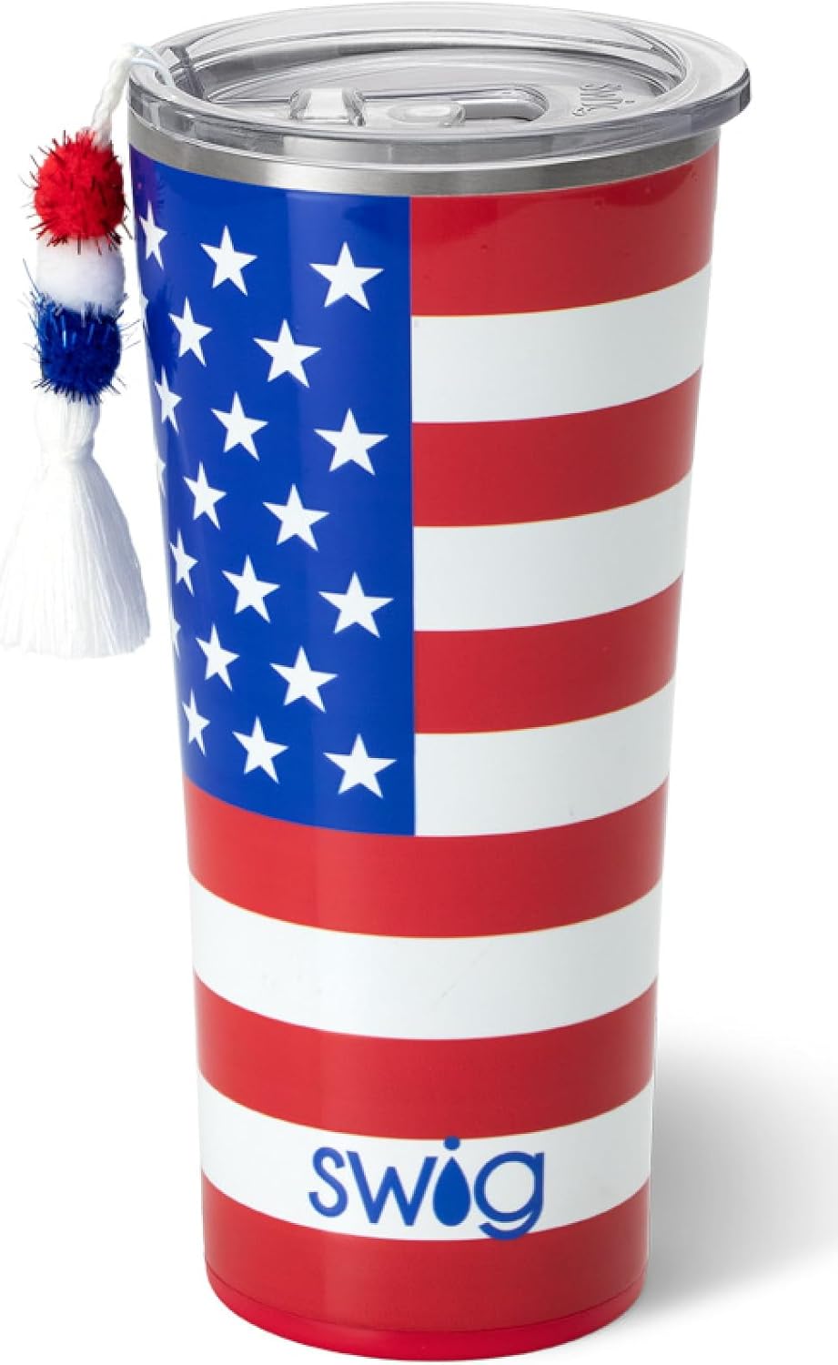 Swig Life Vaso de café de 22 onzas con aislamiento, con tapa, apto para vasos, apto para lavavajillas, acero inoxidable, tazas grandes de viaje