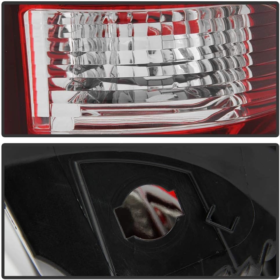 ACANII – Para modelo incandescente de fábrica 2009-2018 Dodge Ram 1500 2500 3500 luces traseras montaje de lámpara de freno izquierda+derecha