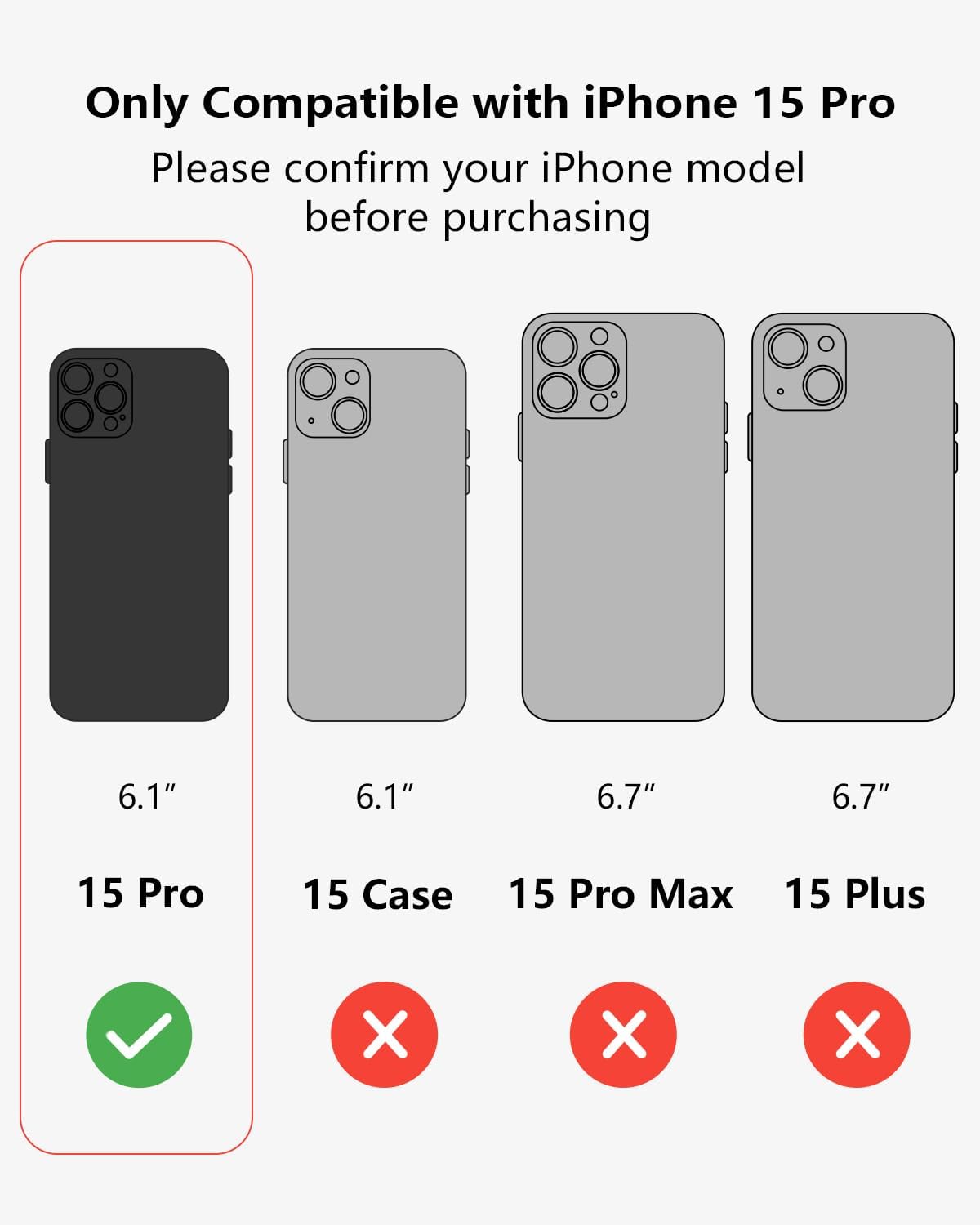 SCORPIFY Funda para iPhone 15 Pro compatible con MagSafe diseño de leopardo negro con estampado de guepardo, bonita funda para teléfono para mujeres