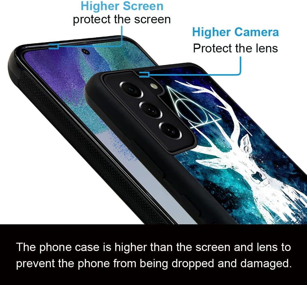 CARLOCA Funda compatible con Samsung Galaxy S22 Ultra, película de animación 714, diseño de patrón a prueba de golpes, plexiglás resistente a los
