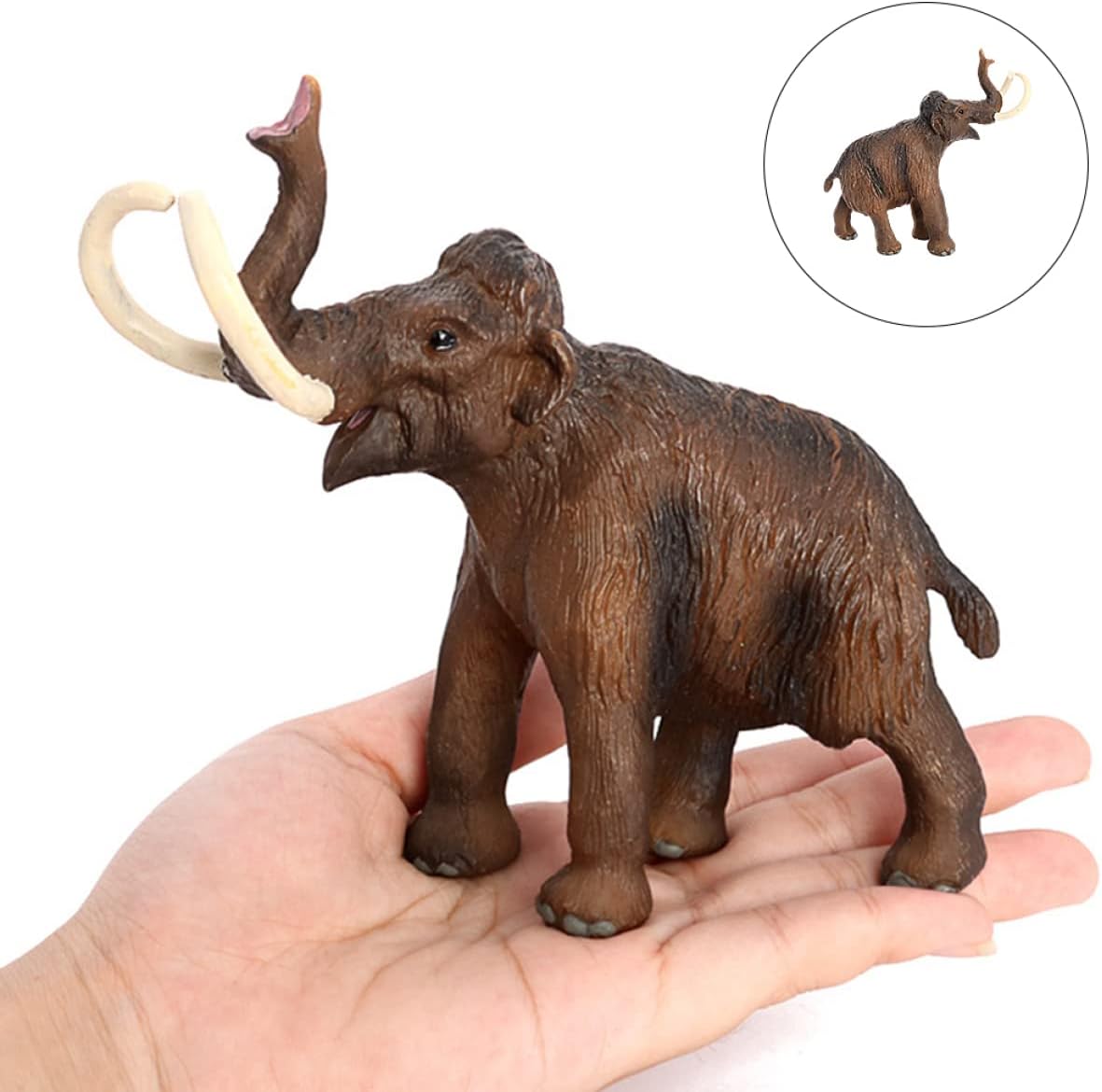 Juguete lanudo para elefantes Figuras Decoración del Hogar Regalo Niño Juguete Escultura de Elefante Wildin Out Suit Case Mini Estatua Animal Micro
