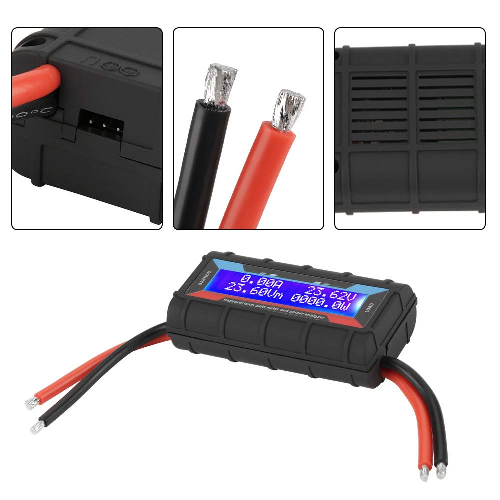 Probador de voltaje,Analizador de potencia Watt Meter 4.8V  60V,Analizador de potencia para avión modelo Rc