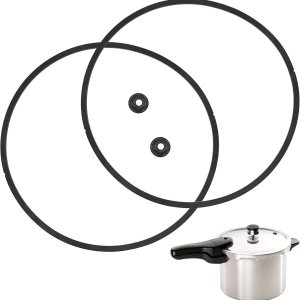 (2 piezas) 09907 Junta de olla a presión se adapta al anillo de sellado de latas Presto 1075 partes CA16, CA16H y 21 cuartos de galón (2 piezas) 09907 Junta de olla a presión se adapta al anillo de sellado de latas Presto 1075 partes CA16, CA16H y 21 cuartos de galón