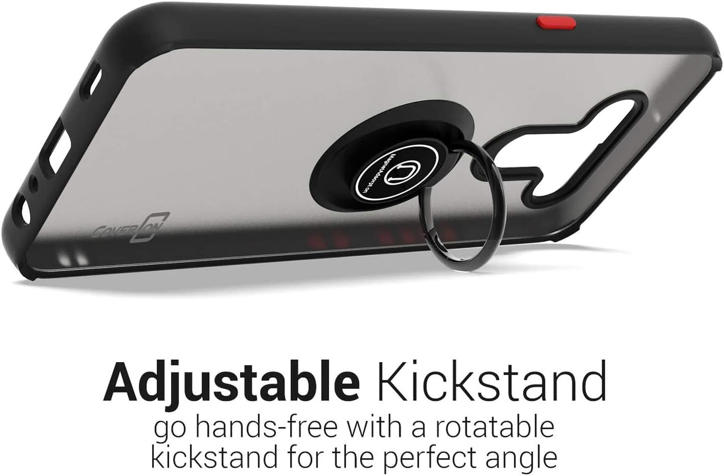 TJS Funda compatible con LG Stylo 6, con protector de pantalla de vidrio templado, anillo de metal soporte magnético resistente contra caídas (verde)