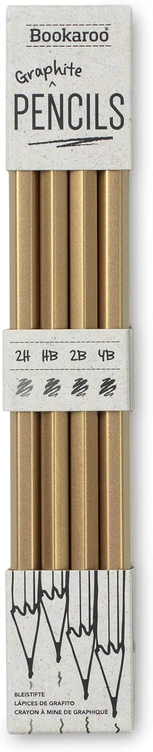 IF Lápices de grafito Bookaroo – Oro