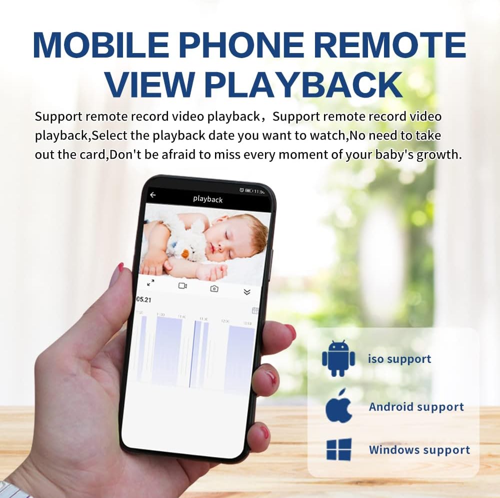 Sinliton Cámara de seguridad interior para el hogar, cámaras WiFi con aplicación de teléfono, monitor de bebé, cámaras de perro y gato, cámaras de