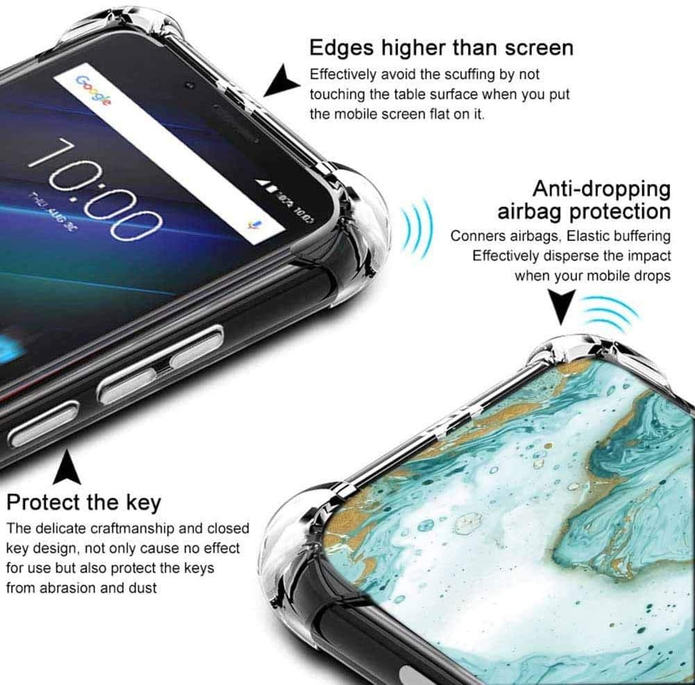 Funda para Moto One 5G Ace, funda Moto G 5G, TPU delgada y flexible para niñas y mujeres, bolsa de aire, absorción de golpes, goma suave, funda de