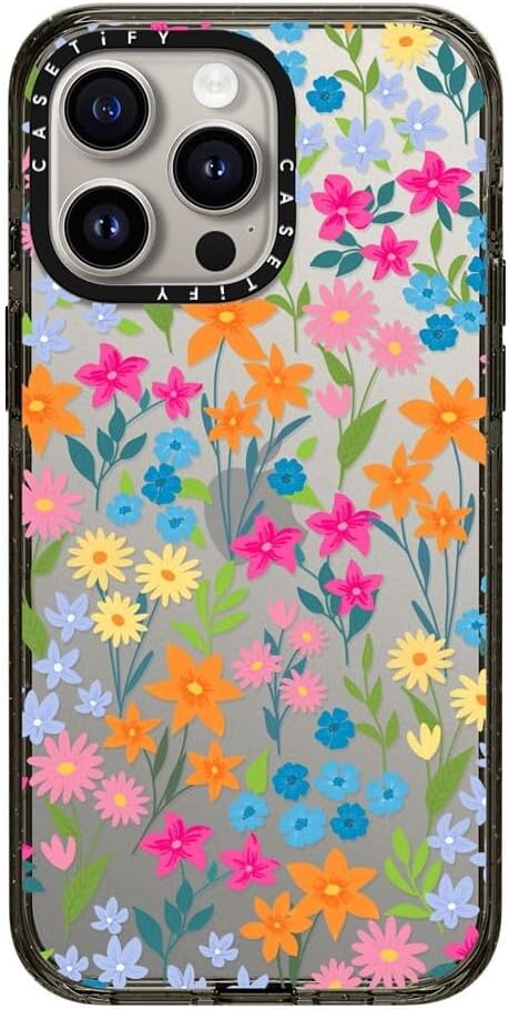 CASETiFY Impact – Funda para iPhone 15 Pro Max 4 veces probada contra caídas de grado militar, protección contra caídas de 8.2 pies – Estampado