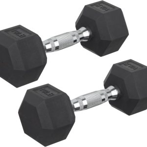 BOLUX Juego de mancuernas hexagonales de alta calidad, para entrenamiento de fuerza eficaz, construcción muscular y escultura corporal BOLUX Juego de mancuernas hexagonales de alta calidad, para entrenamiento de fuerza eficaz, construcción muscular y escultura corporal