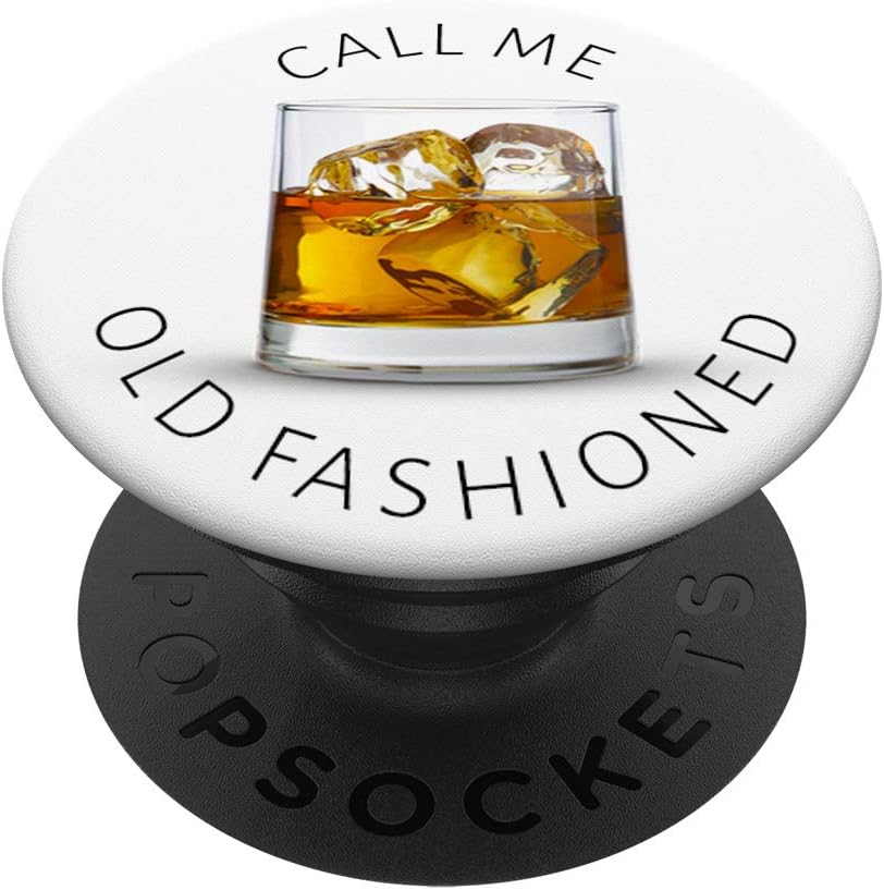 Divertido whisky regalo amor bourbon bebida whisky vaso PopSockets PopGrip agarre intercambiable para teléfonos y tabletas