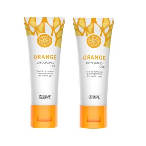 2 unidades de gel exfoliante de naranja, gel exfoliante para la piel de la cara y el cuerpo, exfoliante facial hidratante de limpieza profunda. 2 unidades de gel exfoliante de naranja, gel exfoliante para la piel de la cara y el cuerpo, exfoliante facial hidratante de limpieza profunda.